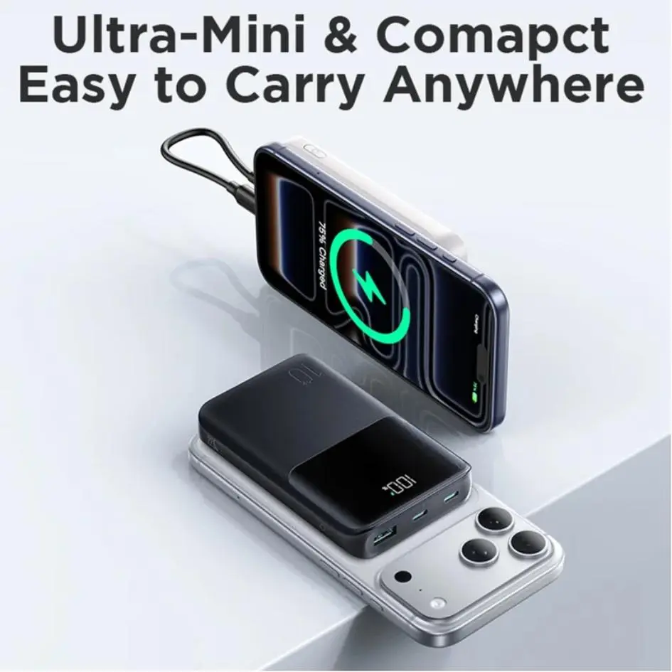 JOYROOM 10000mAh 22.5W Fast Charging Power Bank JR-QP191 Mini-2.webp