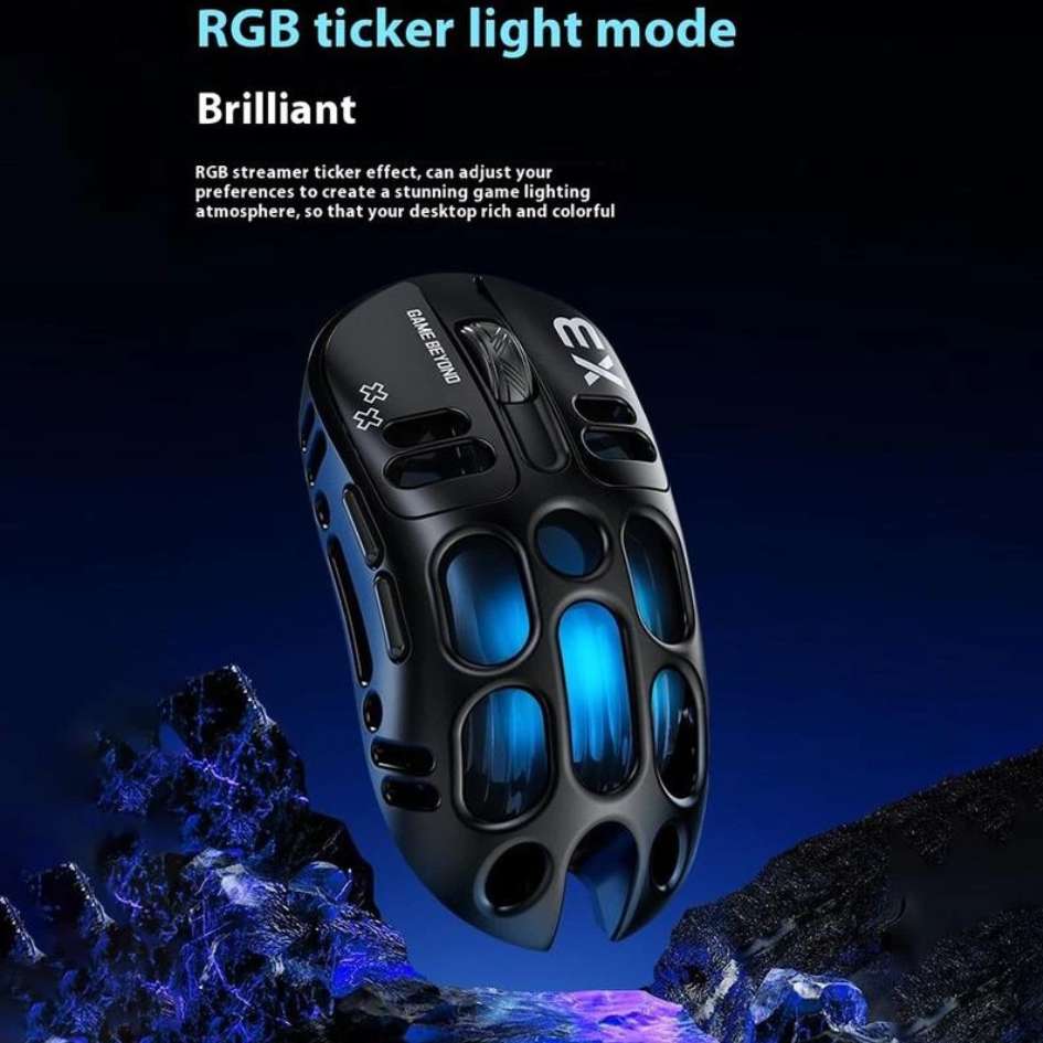 T-WOLF X3 Tri-Mode Gaming Mouse