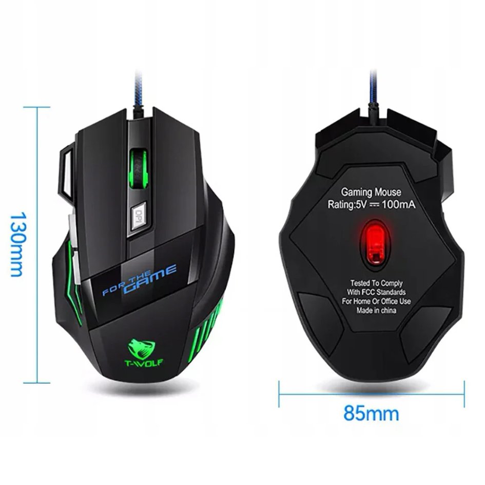 T-WOLF M1 Mouse Gamer
