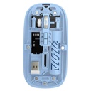 T-WOLF X11 2.4GH+ BT Transparent Mouse