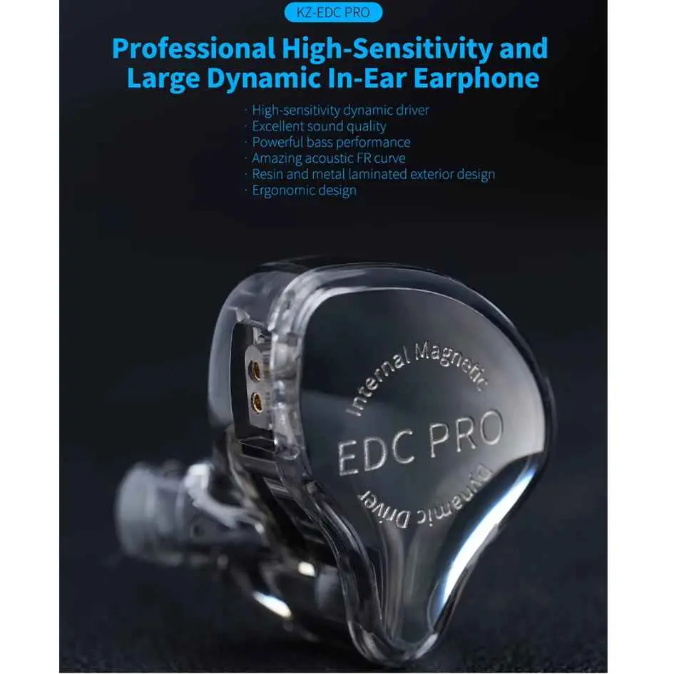 KZ HiFi 3.5mm Earphones KZ-EDC Pro-2.webp