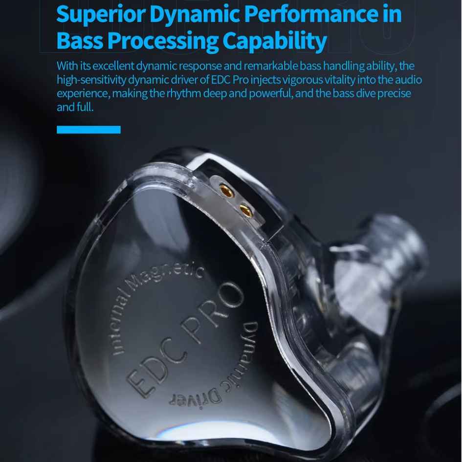 KZ HiFi 3.5mm Earphones KZ-EDC Pro
