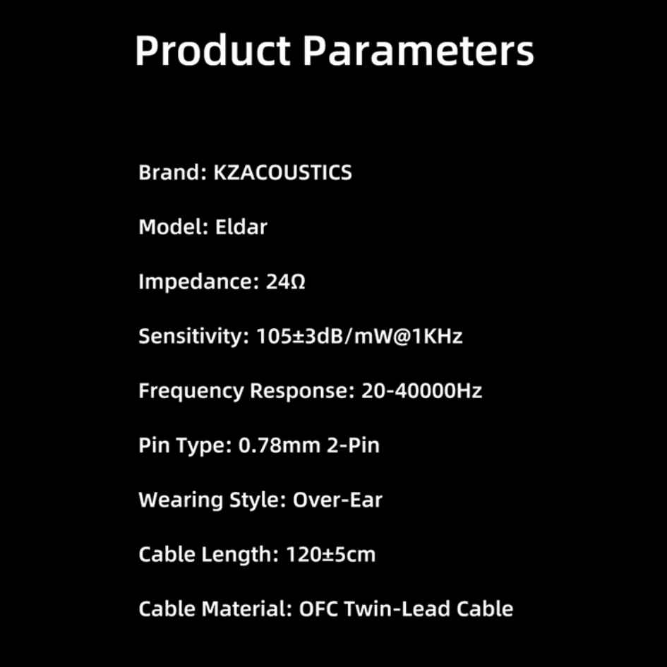 KZ ACoustics 3.5mm Earphones With Mic Eldar