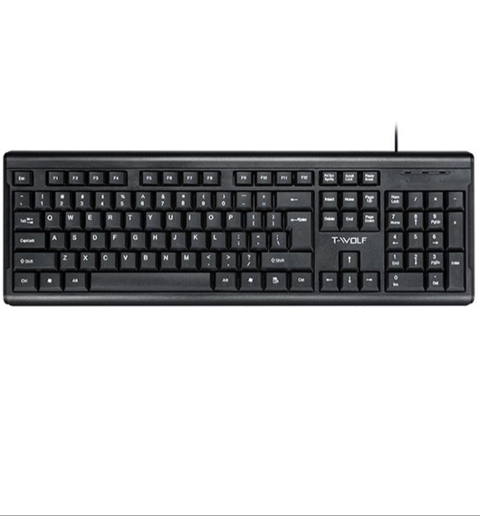 T-WOLF T15 Wired Office Keyboard