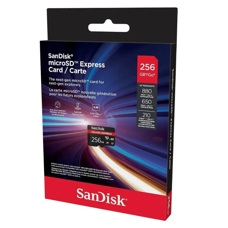 SanDisk MicroSD Express Card 256GB