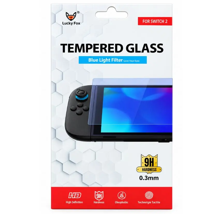 Lucky Fox Tempered Glass For Switch 2