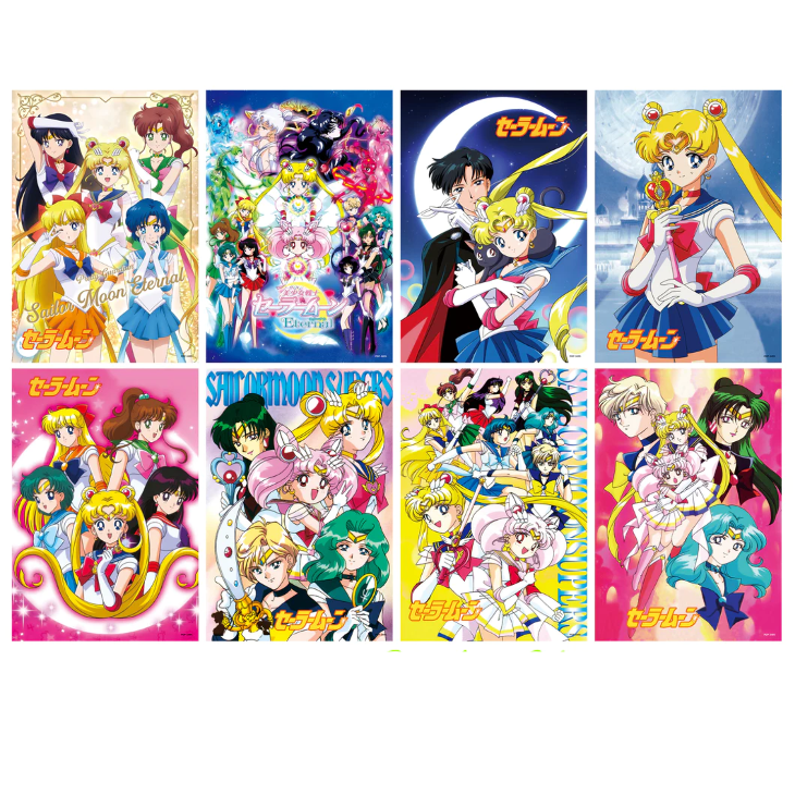 Sailor Moon Eternal Poster 8 PCS A3 Size