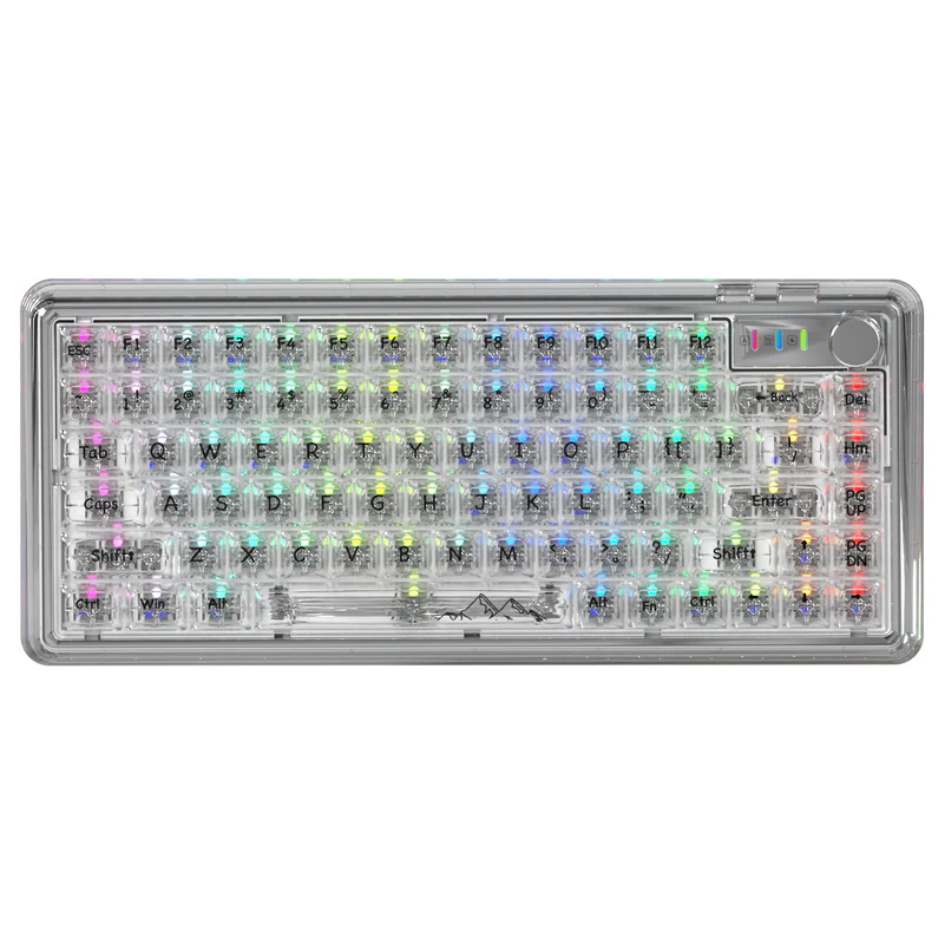 Attack Shark Transparent Mechanical Wired Keyboard K75 RGB
