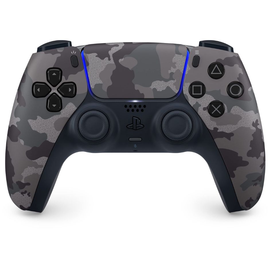 PS5 Dualsense Wireless Controller Gray Camouflage