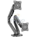 Zeno 22"-32" Double Arm Gas-Strut Desktop Monitor Stand M12D