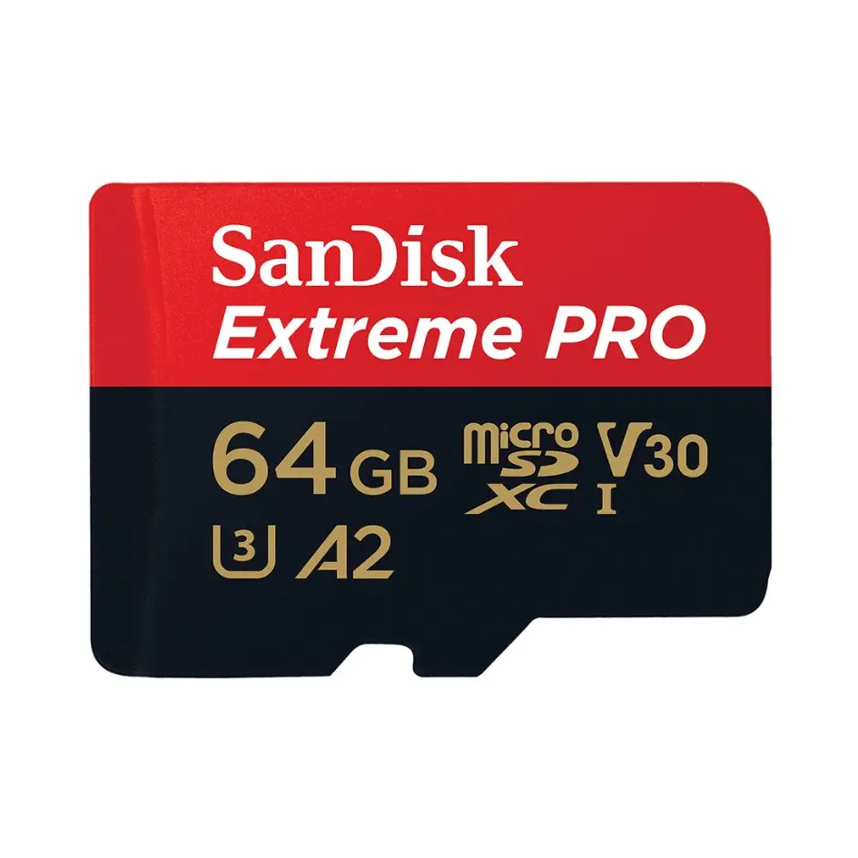 SanDisk Extreme PRO MicroSDXC UHS-I Card with Adapter 64GB