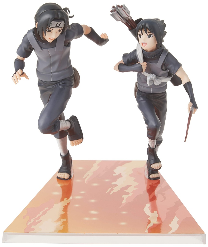 Naruto Shippuden Uchiha Itachi & Sasuke  PVC Statue