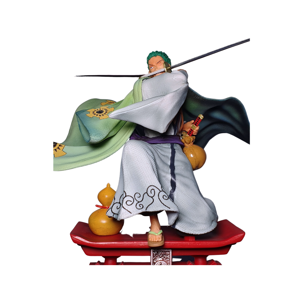 One Piece Roronoa Zoro Sculpture Figure Wano Country Kimono