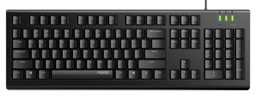 RAPOO X120PRO WIRED KEYBOARD MOUSE COMBO