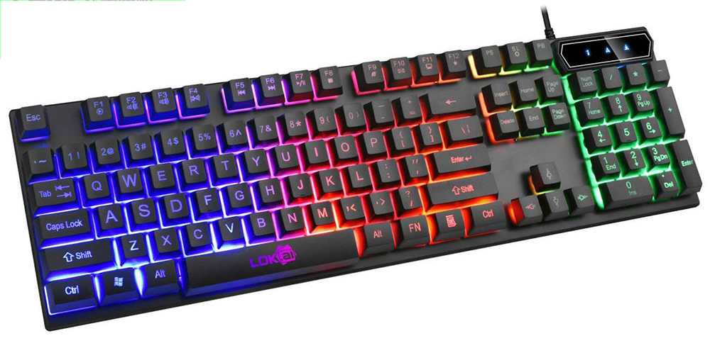 LDK ai R-260 RGB LED Backlit Wired Keyboard