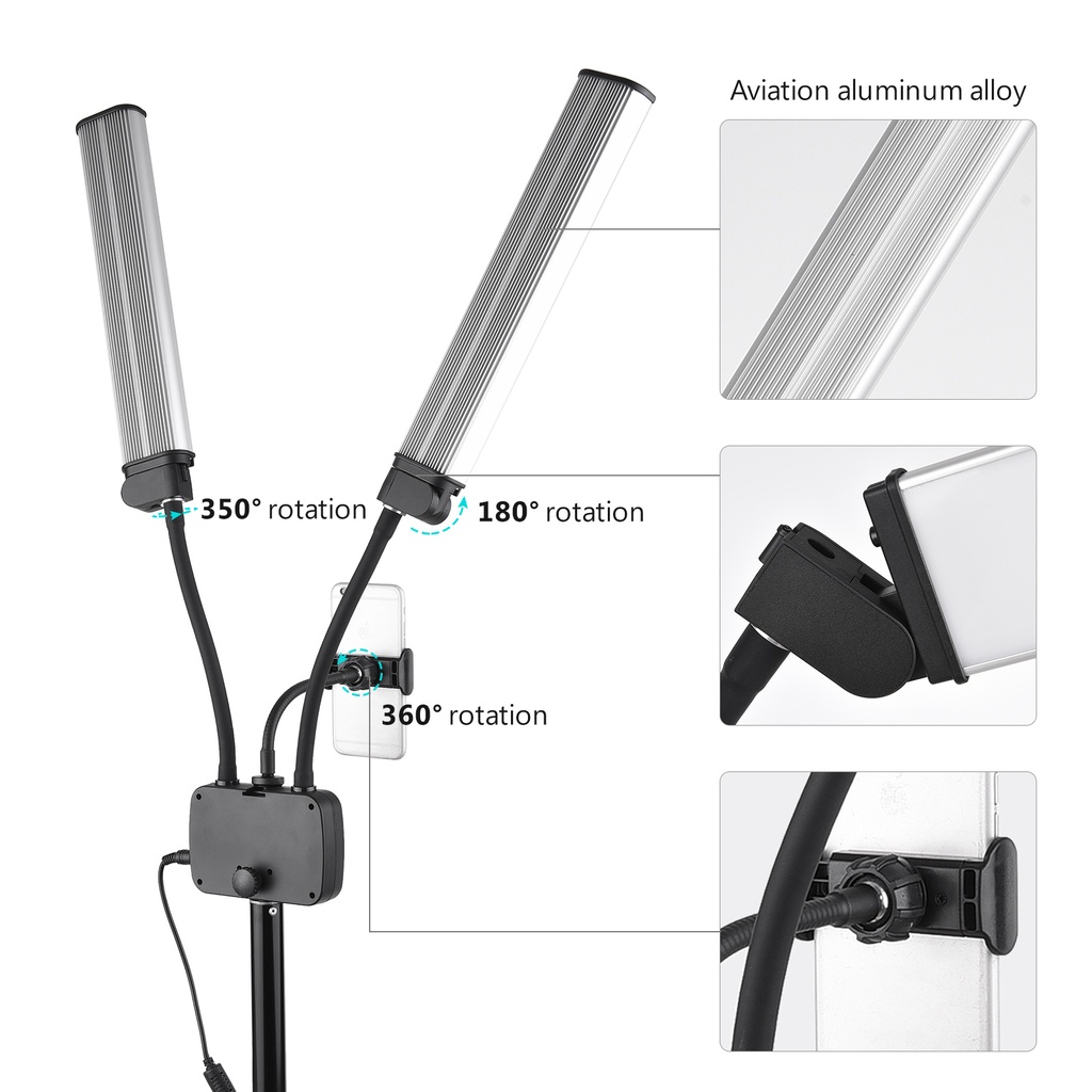 HD-45X DOUBLE ARM LED FILL LIGHT