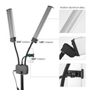 HD-45X DOUBLE ARM LED FILL LIGHT