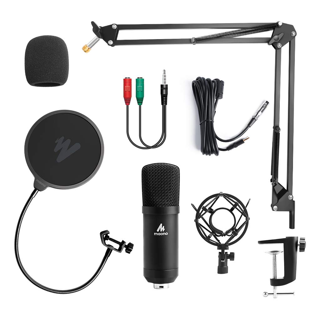 Maono Condenser Microphone Kit AU-A03