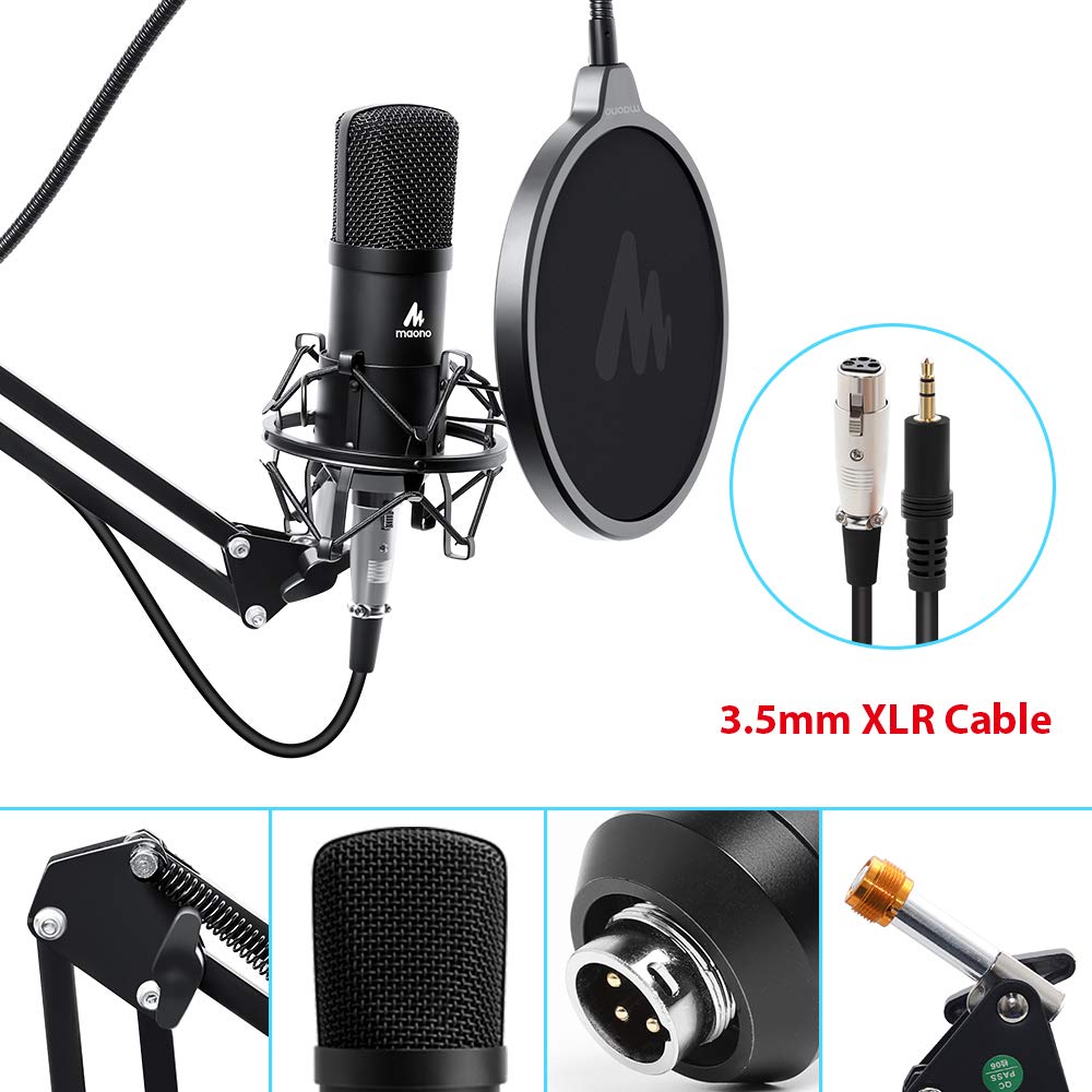 Maono Condenser Microphone Kit AU-A03