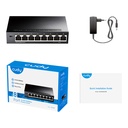 Cudy GS108 8-Port Gigabit 10/100/1000Mbps Desktop Switch