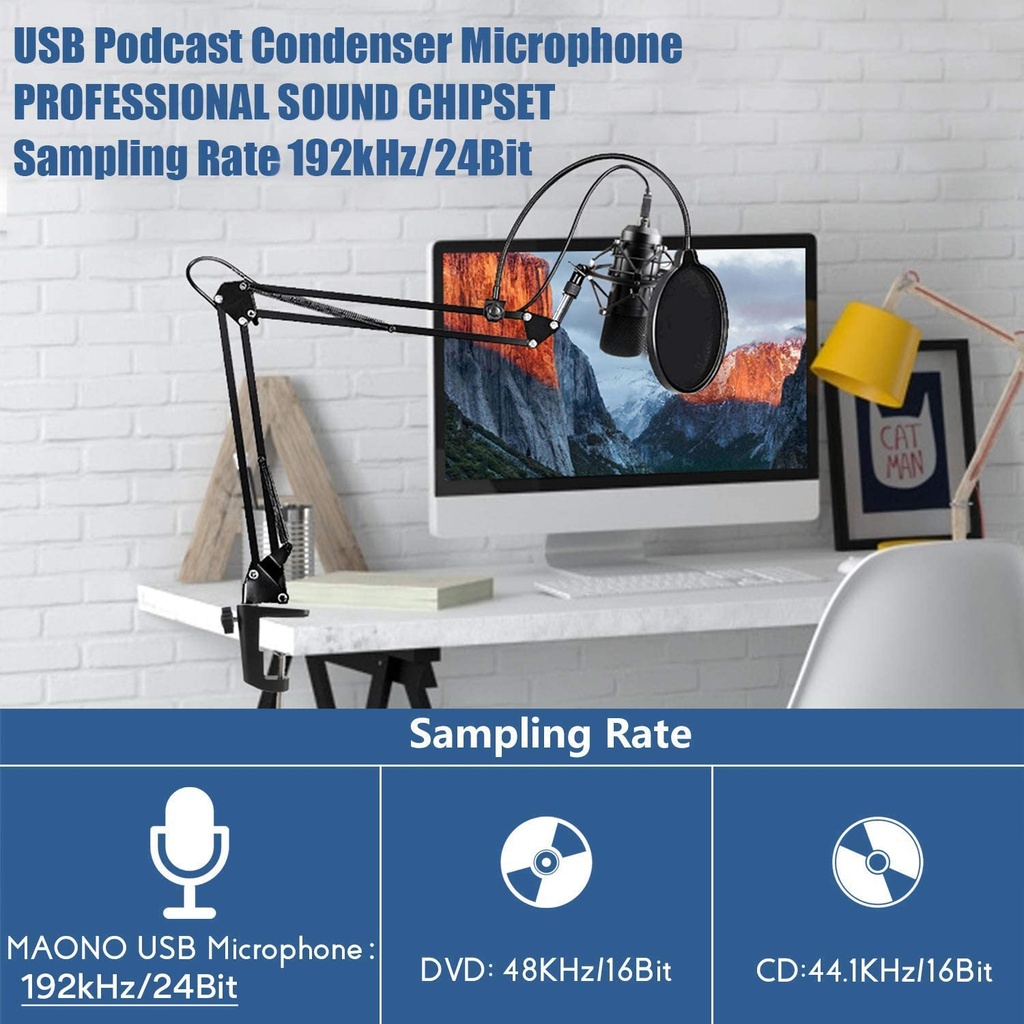 Maono Condenser Microphone Kit AU-A04