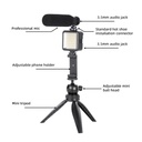 Maono Vlog Microphone With Tripod And Led Light AU-CM11PL