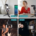Maono Vlog Microphone With Tripod And Led Light AU-CM11PL