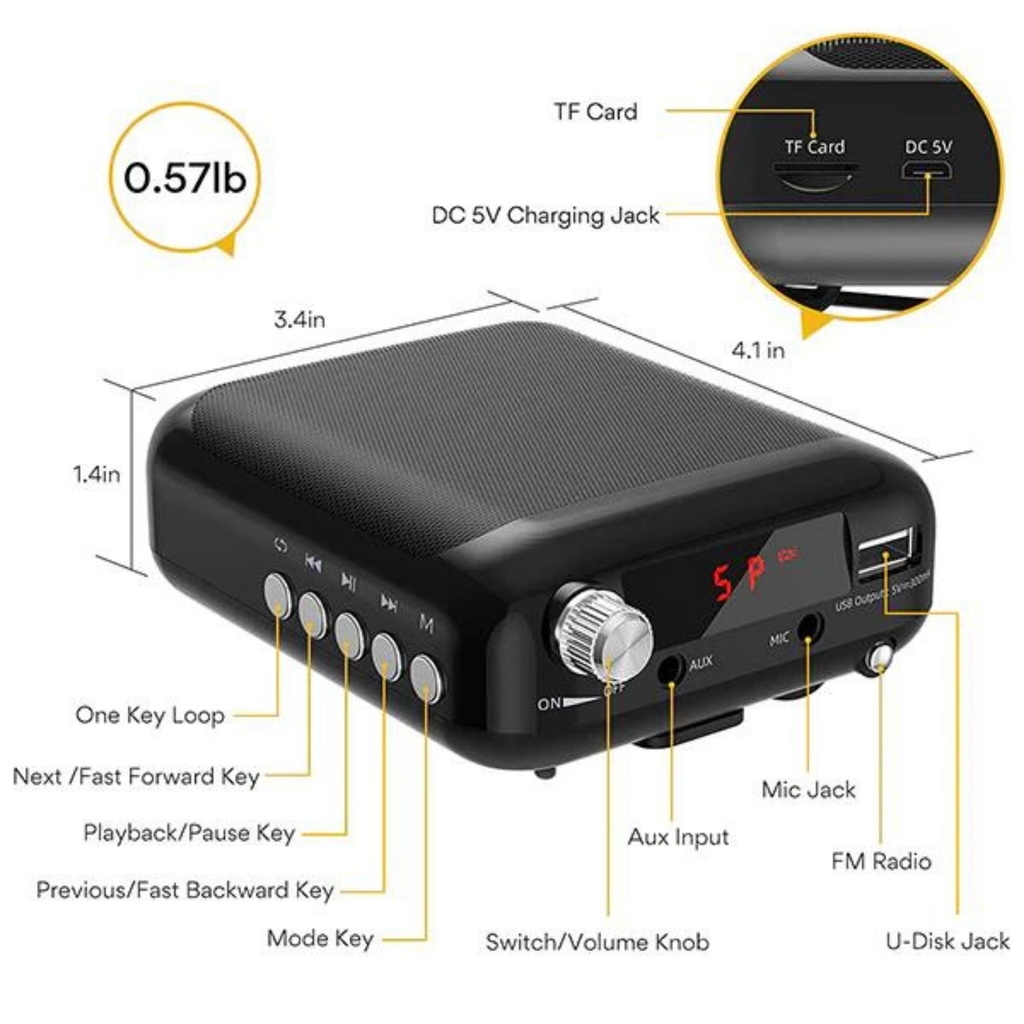 Maono Multifunctional Voice Amplifier C01