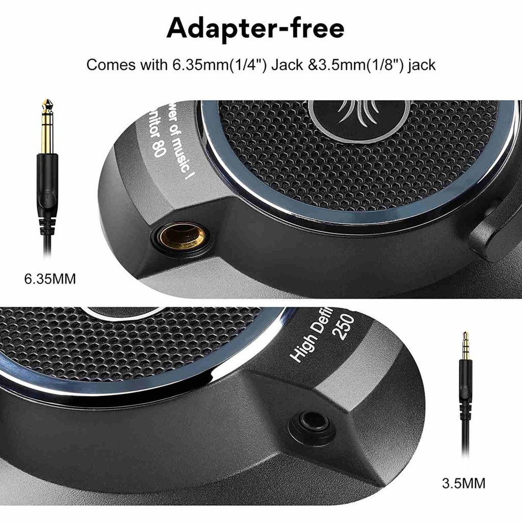 OneOdio Monitor 80 Open Back Wired Headphones