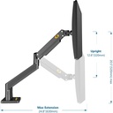 NORTH BAYOU NB G40 MONITOR ARM FULL MOTION SWIVEL MONITOR MOUNT WITH GAS SPRING FOR 22''-40'' MONITORS