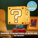 Super Mario Icon Lamp With Speaker