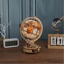 Robotime ROKR Curious Discovery Luminous Globe Wooden Puzzle 180pcs ST003
