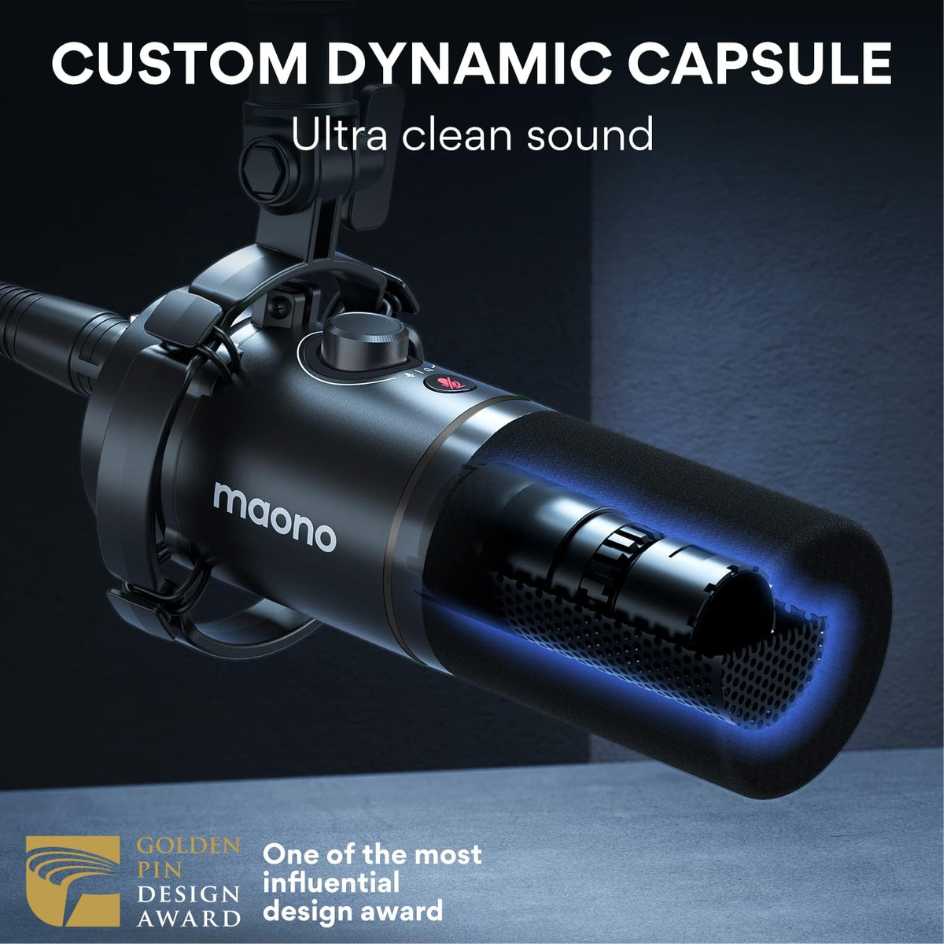 Maono PD200X USB/XLR Podcast Dynamic Microphone
