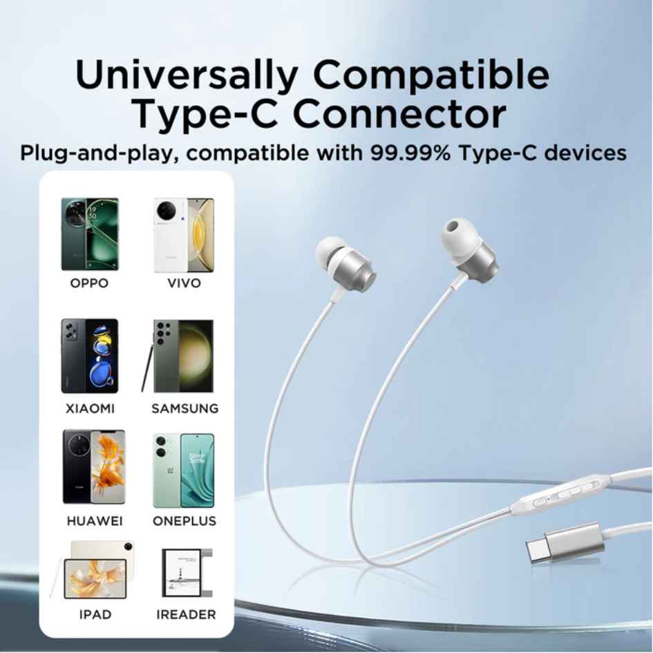 JOYROOM Type-C Series In-Ear Wired Earbuds JR-EC06