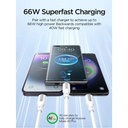 JOYROOM 66W 3.5A 3 In 1 Lightning + Type-C + Micro Charging Cable S-1T3018A15 1.2m