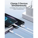 JOYROOM 66W 3.5A 3 In 1 Lightning + Type-C + Micro Charging Cable S-1T3018A15 1.2m