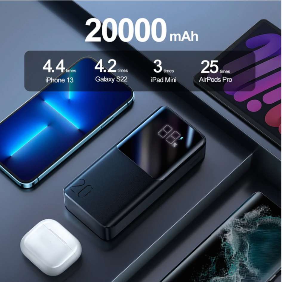 JOYROOM 20000mAh 22.5W Super Fast Charging Power Bank JR-QP192