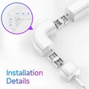 Ambient Smart Lighting RGBIC 4pcs SLX06