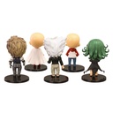 One Punch Man Set Of 5 Figure 8cm