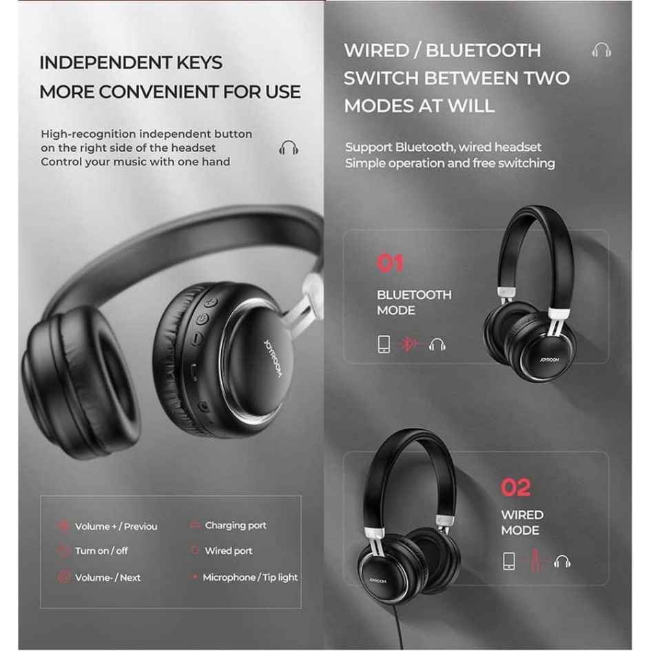 Joyroom Wireless Headset Shoking Heavy Bass JR-HL1