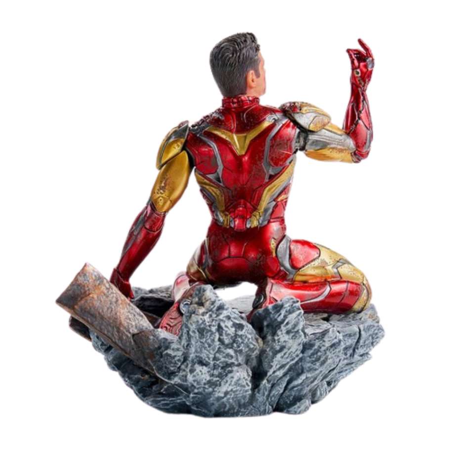 Avenger Endgame GK Iron Man Kneeling Snap Fingers MK85 Figure 15cm