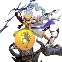 One Piece Monkey D. Luffy Gear 5 With Lamp GK Figure 28cm