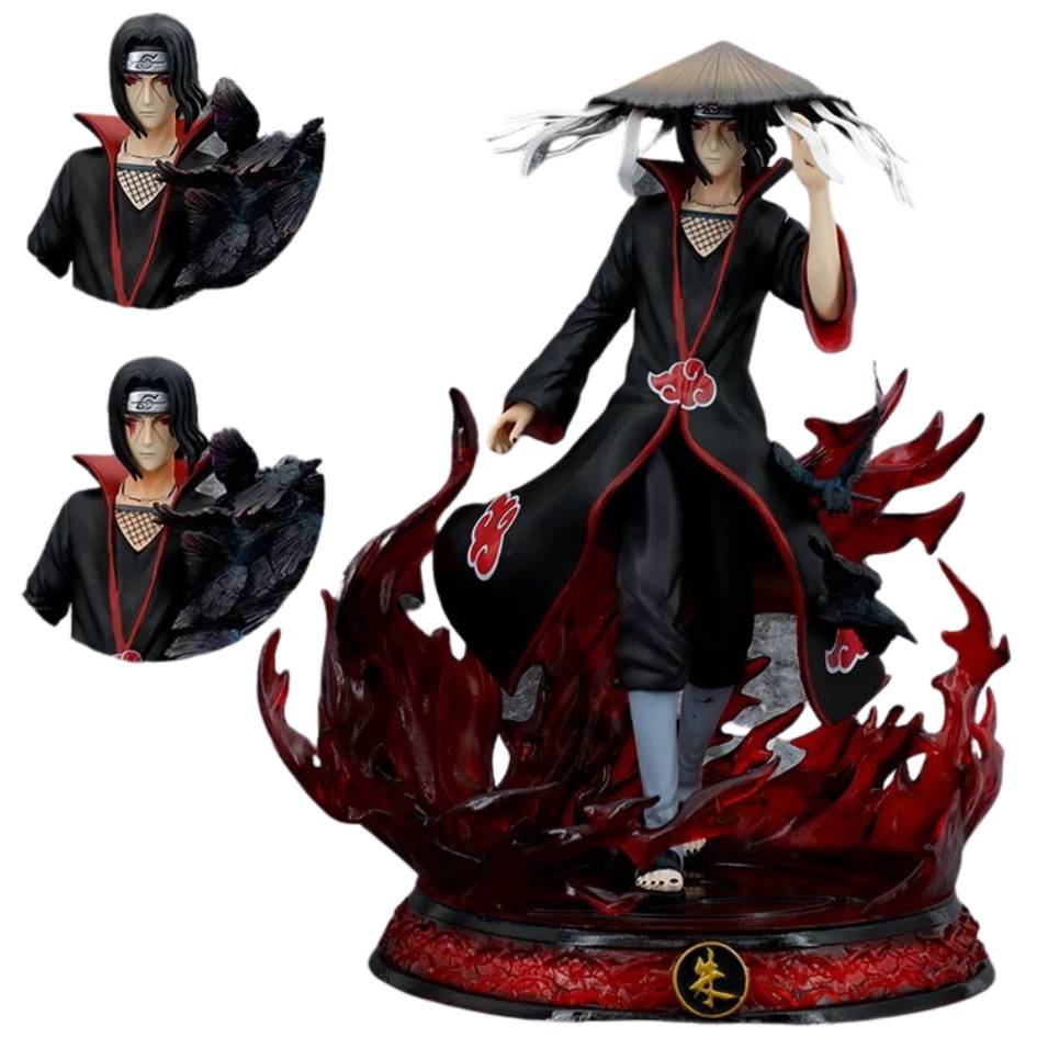 Naruto Shippuden Itachi Uchiha With Akatsuki Hat Statue