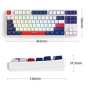 ZIYOULANG K86 Mechanical Gaming Keyboard RGB BACKLIGHT Navy (Red Switch)