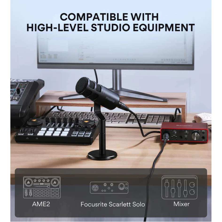 Maono PD100 XLR Dynamic Microphone