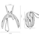 Multi-Function Tool Pliers Keychain
