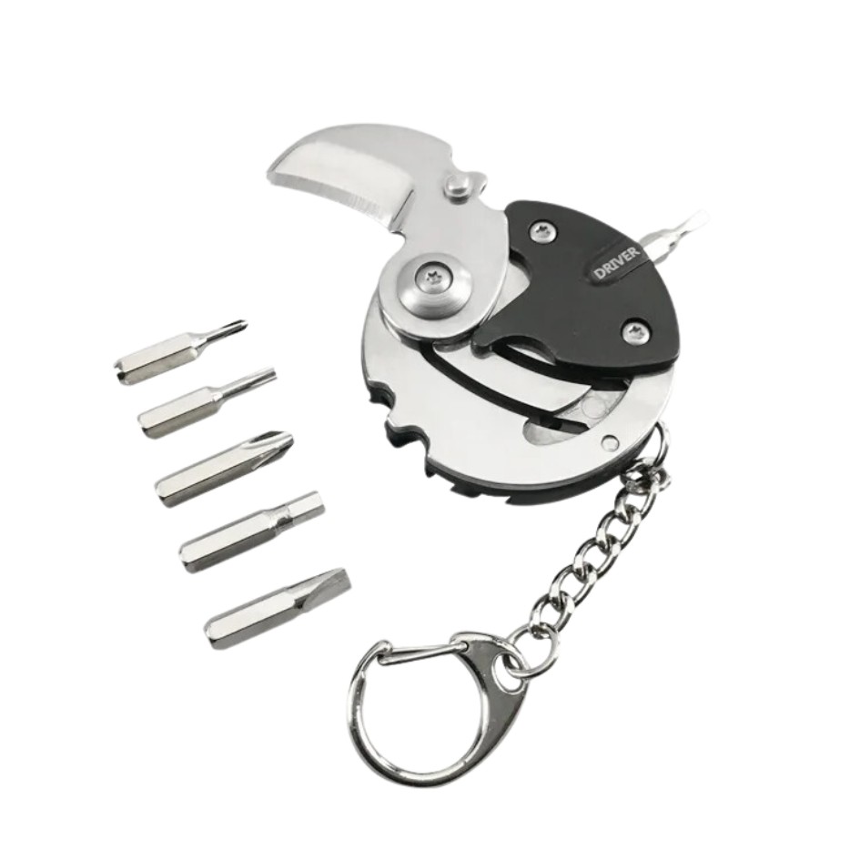 Multifunction Screwdriver Keychain
