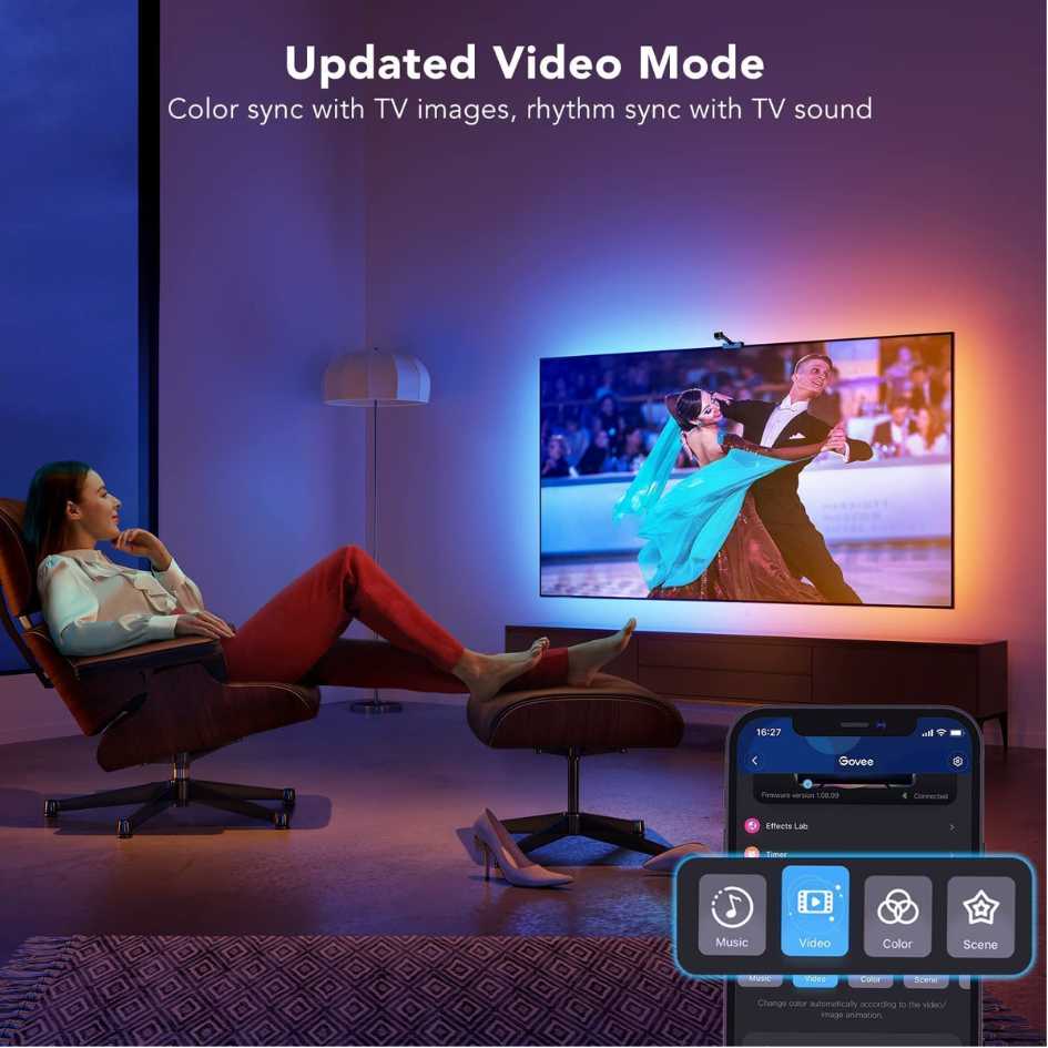 Govee RGBIC TV Backlight (For 55-65 Inch TV)