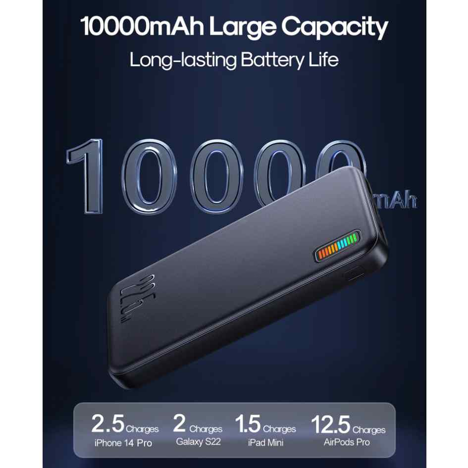 Joyroom 22.5W 10000mAh Fast Charging Power Bank JR-QP194