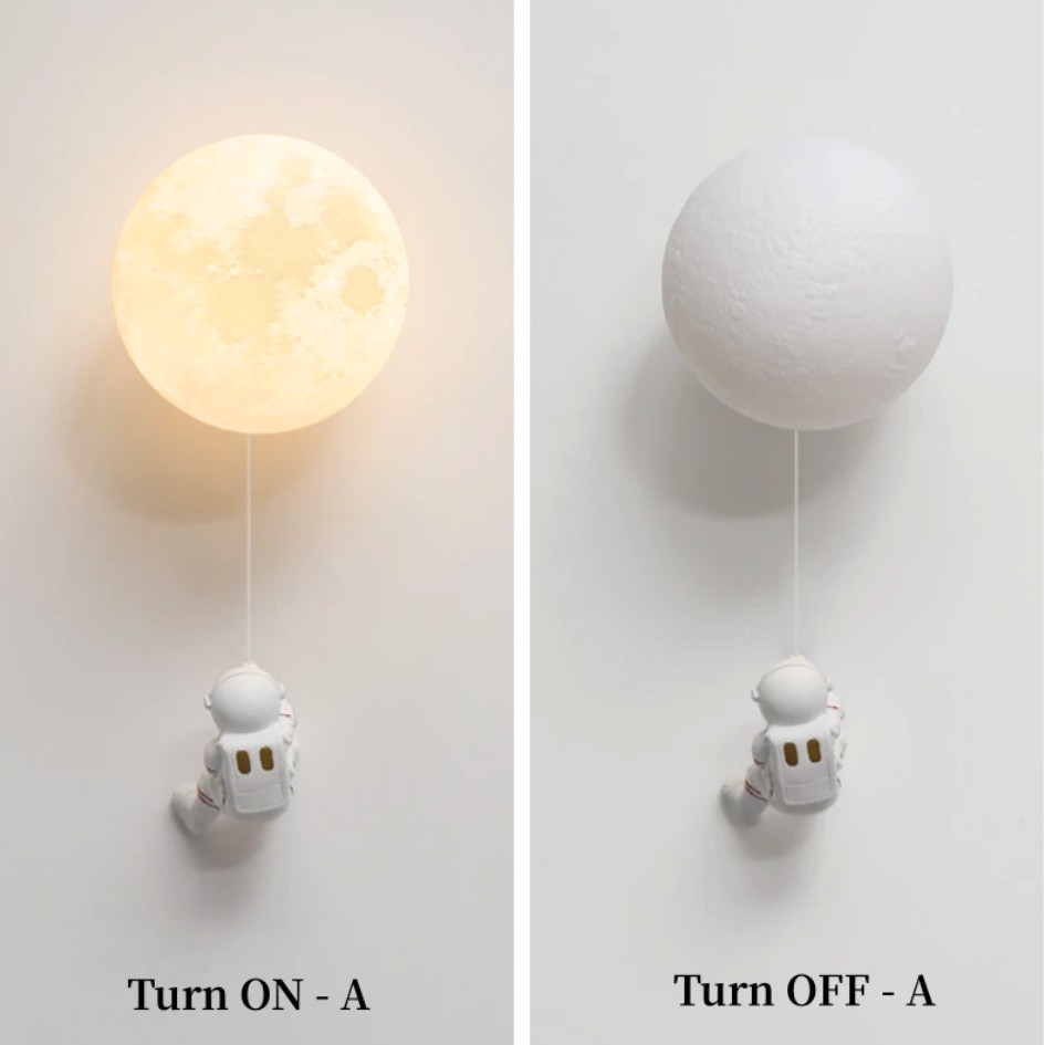 Astronaut Moon Wall Light WL01